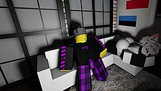 Big cock in cat girl's tight ass.