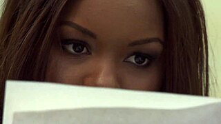 Black chick Candice Nicole sucks and fucks monster white cock!