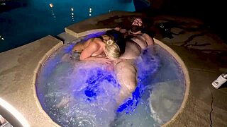 blonde cheating wife deliah grace feels hot tub passion