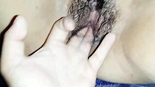 in the last part, the filipina girlfriend gets close up pussy licking from her friend
