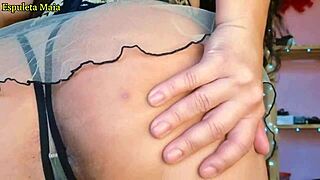 Hot Latina Brunette Twerks with Panties in Ass!