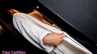 Cleo Cadillac Waited For Her Husband All Hot And Wet