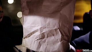 A petite teen submits her body to two older men in suits