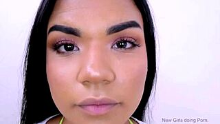 fresh face latina model gets fucked during her modeling audition by the director