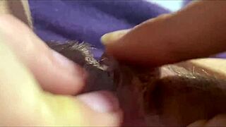 big clit orgasm closeup