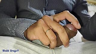 Malik Drago9 - Big Dick Very Horny At Work Jerking Off Cumming A Lot