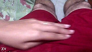 So, husband left for work and his friend sneaked in for some fun.