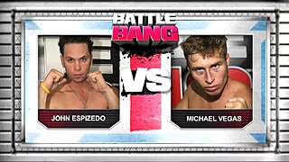 Blonde milf performs in a wrestling ring