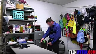 teen thief strip searched and banged in pussy and mouth by police