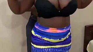 Stranger Electrician Fixes Light, Teased with Natural Tits Bent Over Ass Shaking in Homemade Doggystyle