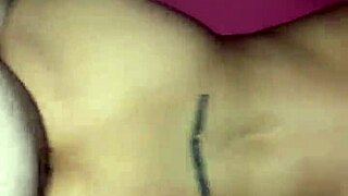 latina milf bent over getting doggystyle back shots on her big ass