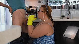 step mommy got pounded hard in the kitchen today