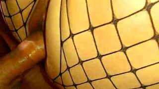 Beautiful Fitness Anal Bent Over Close Up