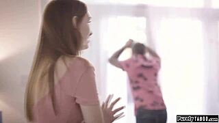 Wow! Home alone teen 18+ gets anal from perv neighbour in wild session. Can't believe it!