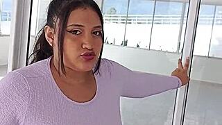 Colombian real estate agent trades hot pussy for property deal.