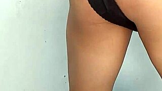 the police officer's heart races while wearing black panties in part two of the series