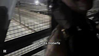 Paolla Hotwife Fucks On Street Catwalk Nonstop