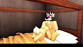 Blonde Roblox Cheerleader with Headless Jock Boyfriend