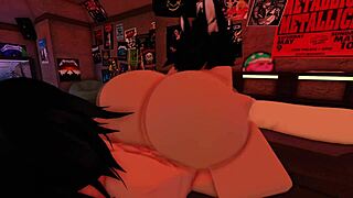 Teaching her ass to take big white cock! 😈