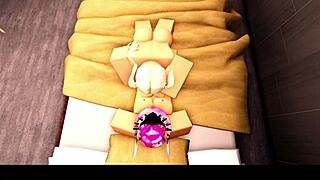 Blonde Roblox Cheerleader with Headless Jock Boyfriend