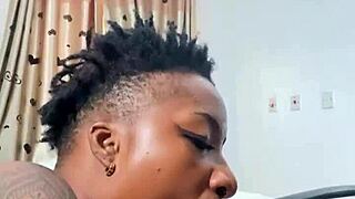 Naija Babe Candy Gives Blowjob To Monster Cock!