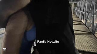 Paolla Hotwife Fucks On Street Catwalk Nonstop