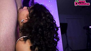 New 19-Year-Old Nicole Luva in Blowjob and Face Fuck with Newdaddies