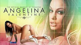 Angelina Valentine Packs Her Tight Holes with Dildos 😏