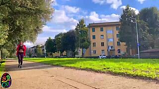 I Run In The Park And Act Like A Slut With Everyone For Anal Sex And Facials