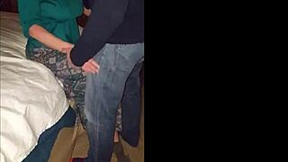 my wife getting horny in my friend's bedroom