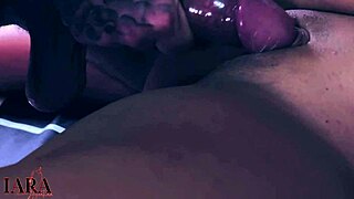 this curvy slut with a big clit gets licked, sucked, ridden, and fucked with huge cock, then cum on pussy