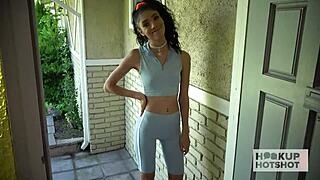 Mocha beauty Jada Doll handles a massive rough cock with ease