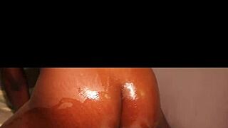 lola black shows creamy pussy in pov