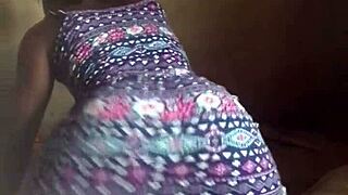 Crazy bitch having fun in her room without stepping outside?