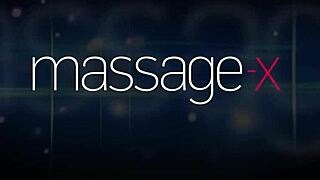 Massage-X features Lovenia Lux in an oiled-up session