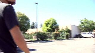 Brunette Mom in Stockings Licks and Fucks Boy in Wild Action