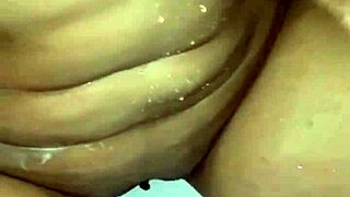 colombian bride babe tries homemade sex while showering with cute natural tits