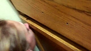Skinny Employee Fucked On Breakroom Floor, Boss Delivers Double Cumshot In Eyes