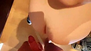 redhead beauty gets dicked hard by the mirror