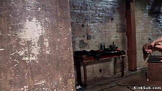 i train my slim long-legged babe as a slave, binding her roughly in bdsm bondage