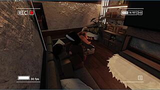 Candy and her friend transform into succubi to drain Viper completely.