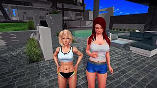 handjob on monster cock feels amazing in hentai anime game