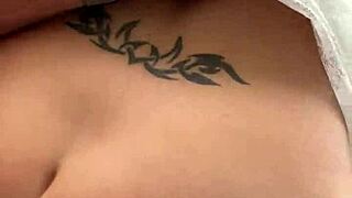 Masturbating with lisa on croatian holiday balcony in public flashing her ass