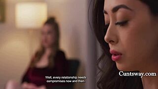 I Agreed To Become Chloe Surreal's Furniture For Octavia Red's Lesbian Scissoring And Squirting.