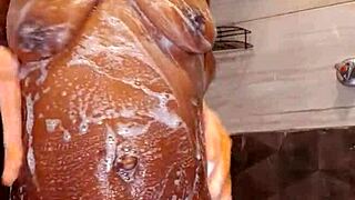 sexy whore drips wet pussy while masturbating with toys