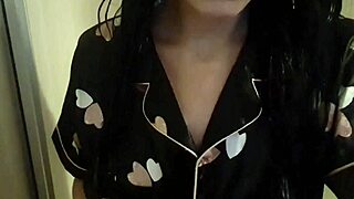 Slut Rubs Wet Pussy Wanting To Sit On Cock