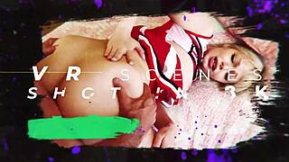 Busty Brunette Gets Juicy Creampie