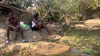 We Nearly Got Caught Fucking By Fulanis In The Riverside!