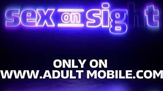 horny wifes invite babe for pussy licking while watching