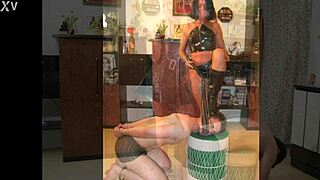 for those into european femdom with german mistress dominating slave through feet and kinky bdsm play.